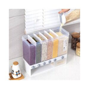 Dispensador de Granos con 6 Divisores
