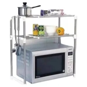 Organizador Triple de Acero para Microondas
