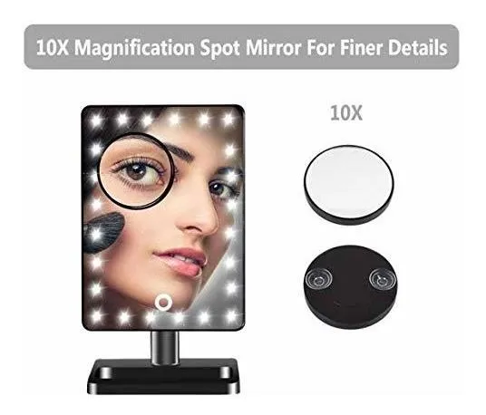 Espejo de Maquillaje LED 360° con 22 Luces - Imagen 4
