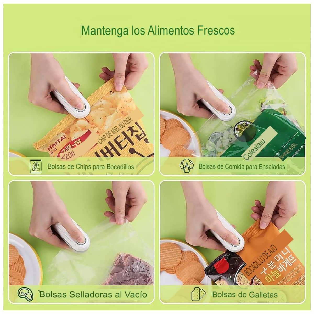 Mini Sellador de Bolsas Recargable - Imagen 3