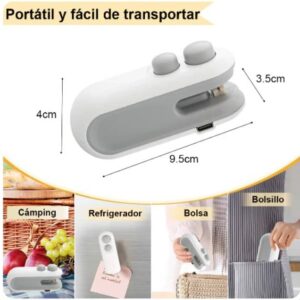 Mini Sellador de Bolsas Recargable