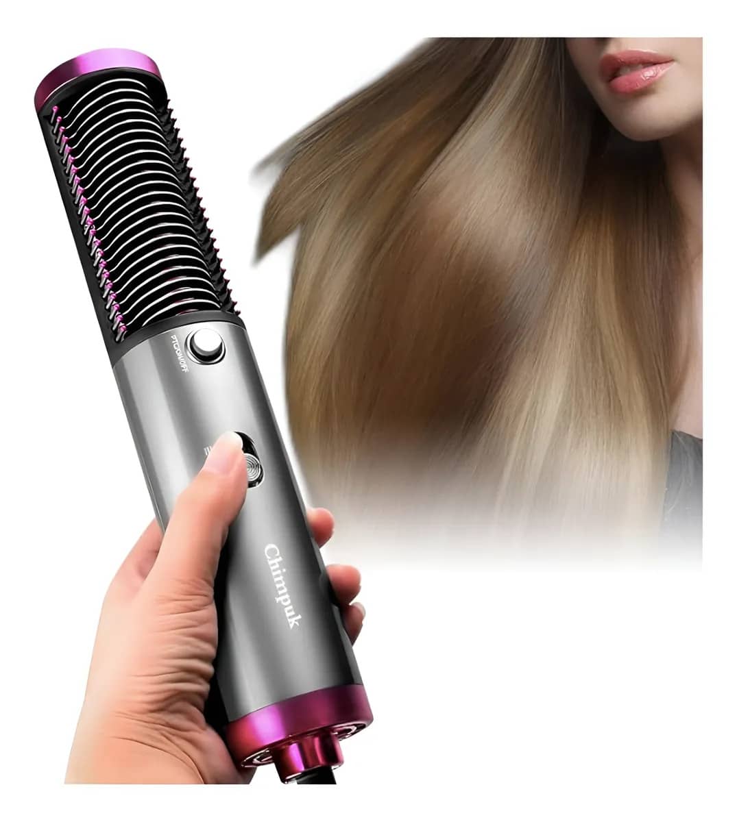 Cepillo Alisador de Aire Caliente Full Plus
