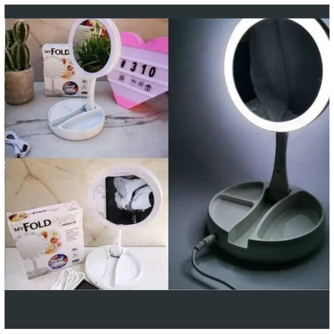 Espejo Doble LED con Aumento x10 - Imagen 2