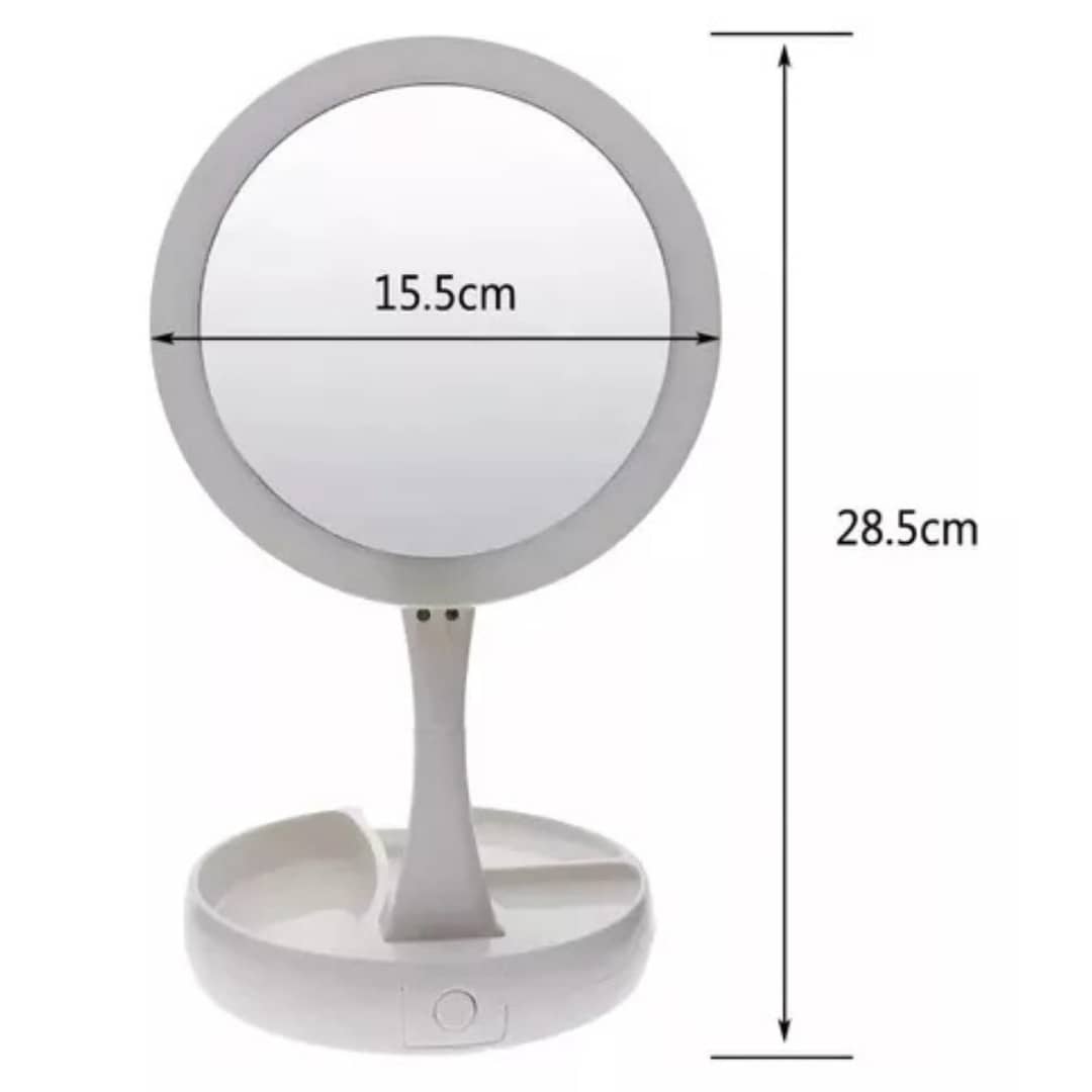 Espejo Doble LED con Aumento x10 - Imagen 4