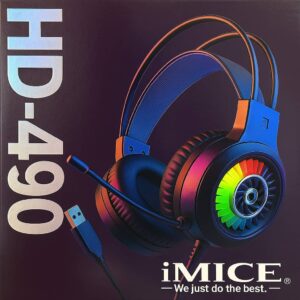 Audífonos Gamer Apedra HD-490 con Luz LED RGB