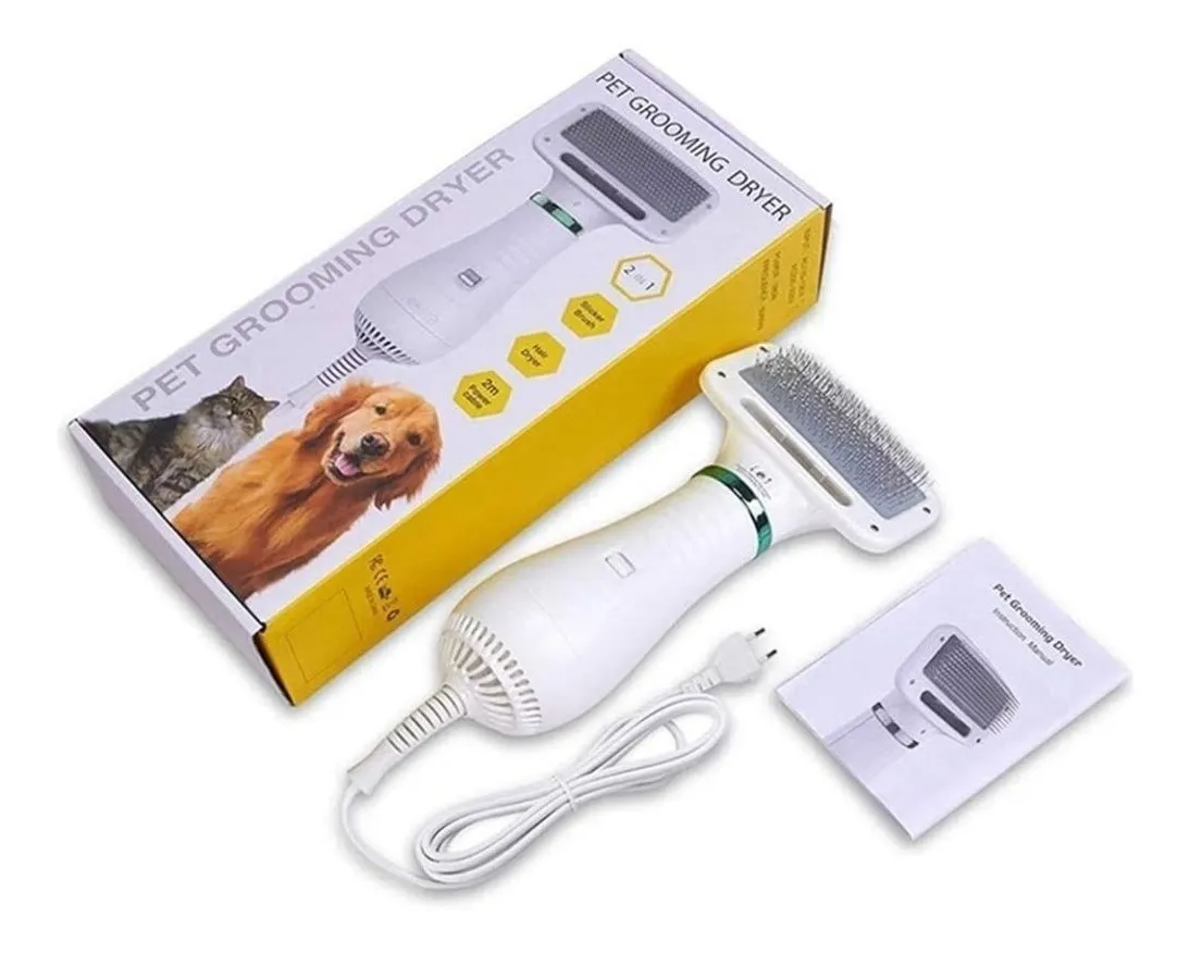 Cepillo Secador 2 en 1 con Aspirador para Mascotas - Imagen 6
