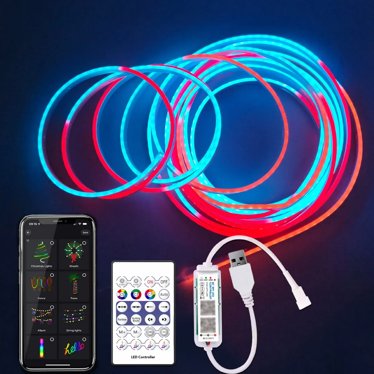 Tira de Luz Flexible LED Neón RGB - Imagen 2