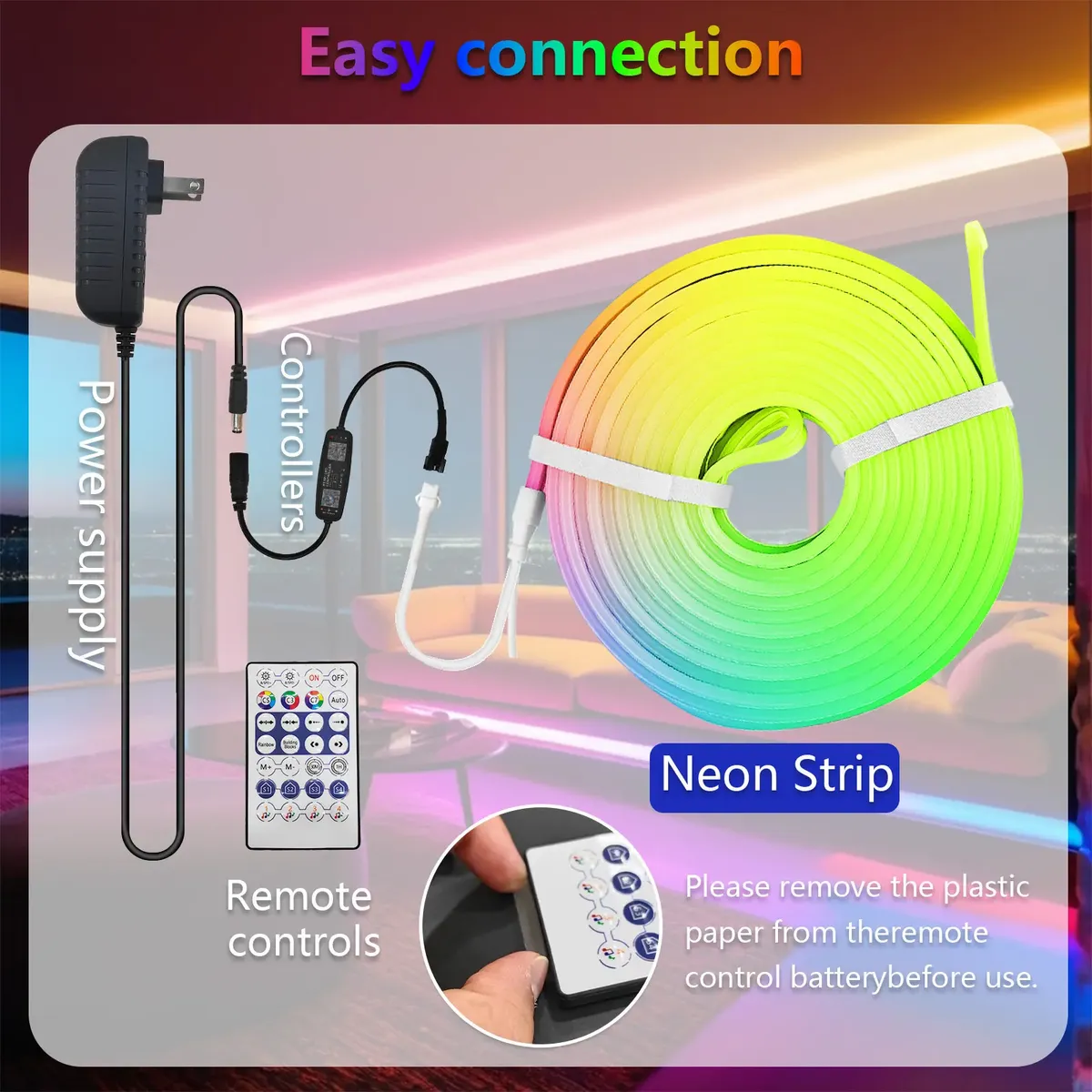 Tira de Luz Flexible LED Neón RGB - Imagen 4