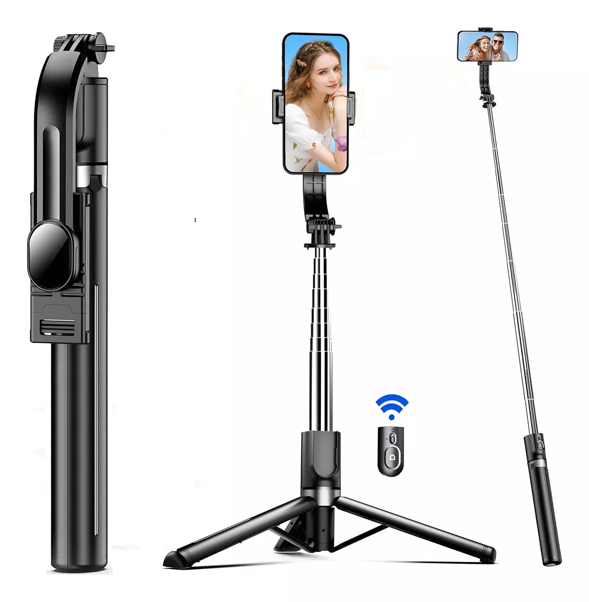 Trípode Bastón Selfie Bluetooth 3 en 1 - Imagen 2